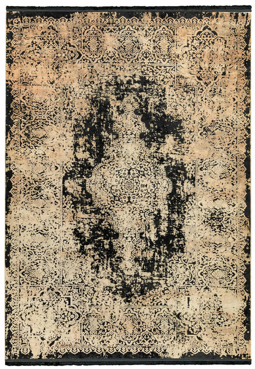 Asiatic Rugs Rectangle / 120 x 170cm Athera AT09 Ebony Medallion 5031706723943 - Woven Rugs
