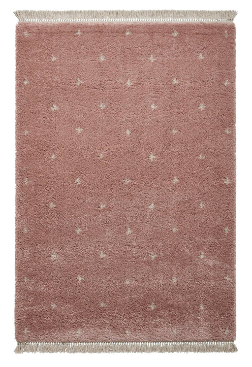 Think Rugs Rugs Boho A475 Rose - Woven Rugs