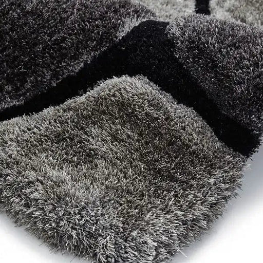 Think Rugs Rugs Noble House NH5858 Black/Grey - Woven Rugs