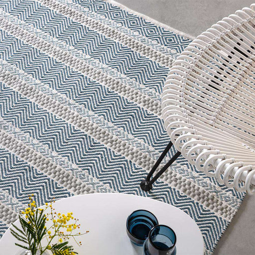 Asiatic Rugs Boardwalk Blue Multi - Woven Rugs