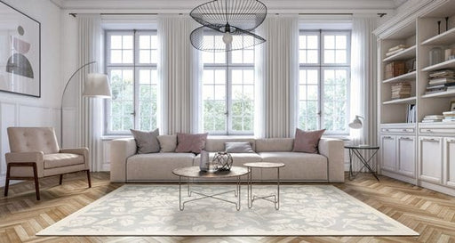 Agnella Rugs Galaxy Wool Safin White - Woven Rugs