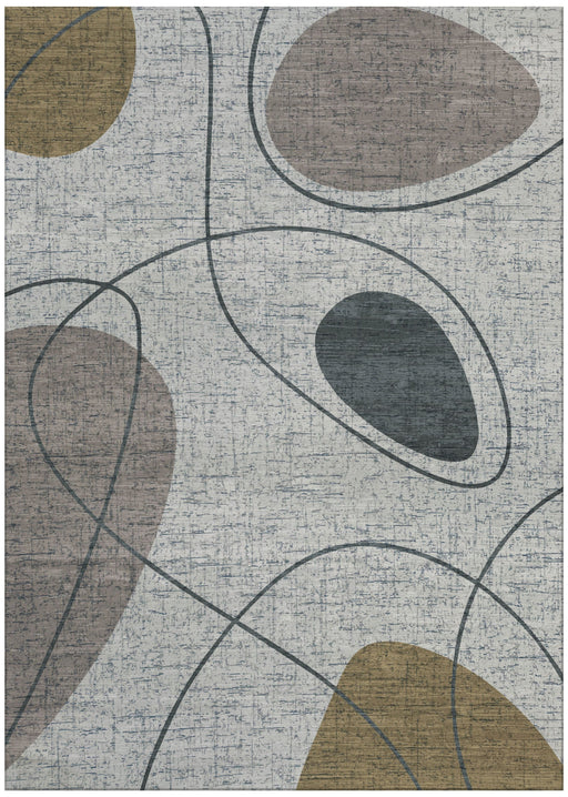 Jackie and the Fish Rugs Jackie & The Fish My Bubble grey-beige - Woven Rugs