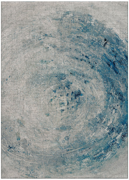 Jackie and the Fish Rugs Jackie & The Fish Nautilus tethys blue - Woven Rugs