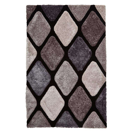 Think Rugs Rugs Noble House NH9247 Black/Grey - Woven Rugs