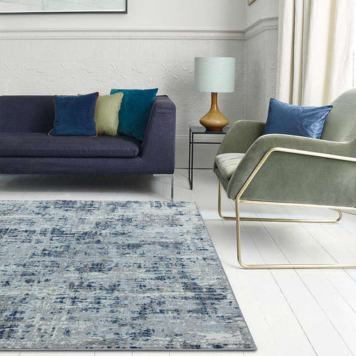 EC Group Rugs 160 x 230cm Asiatic Orion OR04 Abstract Blue 160x230 5031706725374 - Woven Rugs