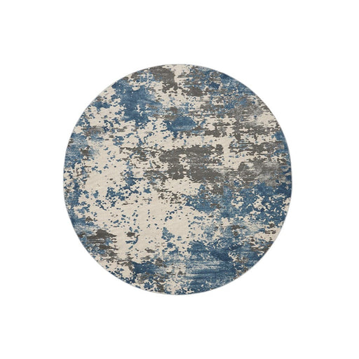 Nourison Rugs Rustic Textures RUS14 Light Grey Blue - Woven Rugs