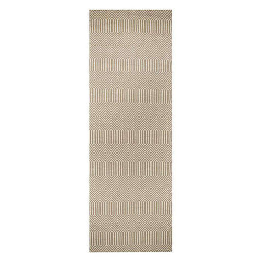 Asiatic Rugs 66 x 200cm Sloan Taupe Runner 5031706641070 - Woven Rugs