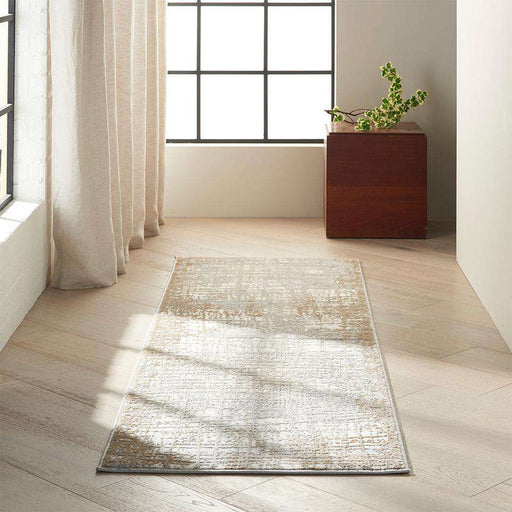 Calvin Klein Home Rugs 69 x 221cm Rush CK950 Ivory Taupe Runner 099446756541 - Woven Rugs