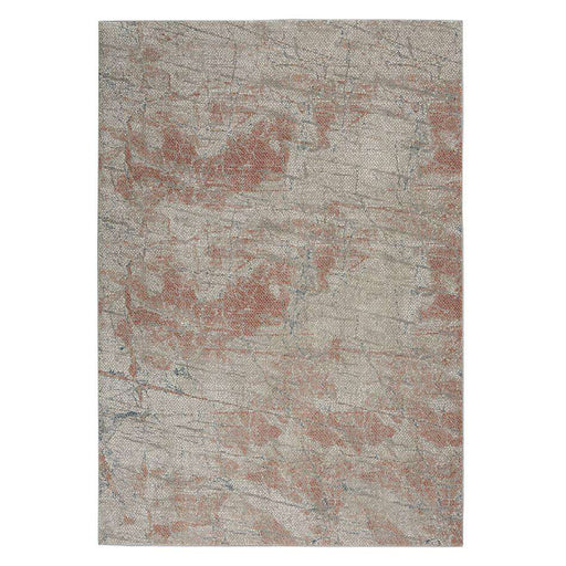 Nourison Rugs Rustic Textures RUS15 Light Grey Rust - Woven Rugs
