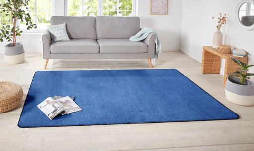 RugsDirect Online Plain/Nearly Plain Nasty 101153 Blue Rug - Woven Rugs