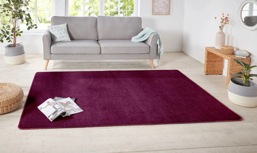 RugsDirect Online Plain/Nearly Plain Nasty 102368 Blackberry Rug - Woven Rugs