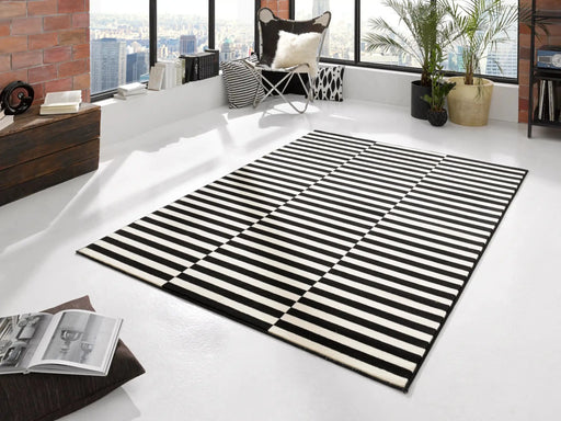 RugsDirect Online Modern Gloria 102408 Black Cream Rug - Woven Rugs
