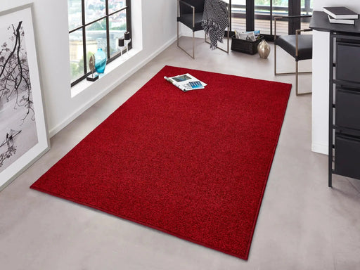 RugsDirect Online Plain/Nearly Plain Pure 102616 Red Rug - Woven Rugs