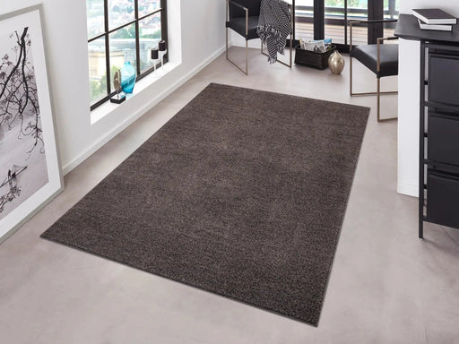RugsDirect Online Plain/Nearly Plain Pure 102661 Anthracite Rug - Woven Rugs