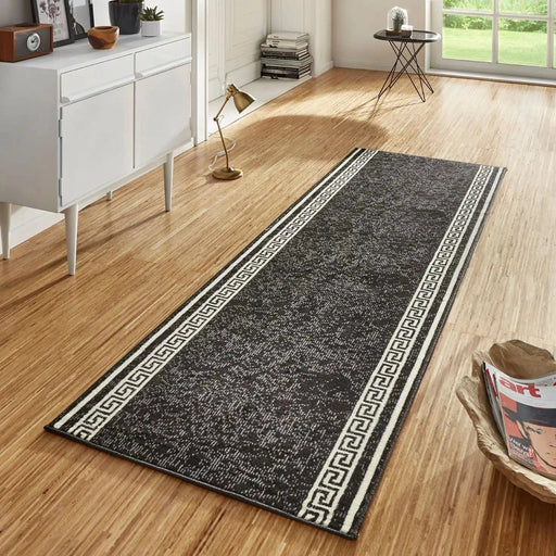 RugsDirect Online Modern Basic 102833 Casa Black Rug - Woven Rugs