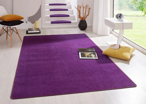 RugsDirect Online Plain/Nearly Plain Fancy 103005 Purple Rug - Woven Rugs