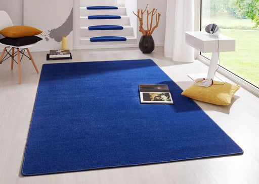 RugsDirect Online Plain/Nearly Plain Fancy 103007 Blue Rug - Woven Rugs