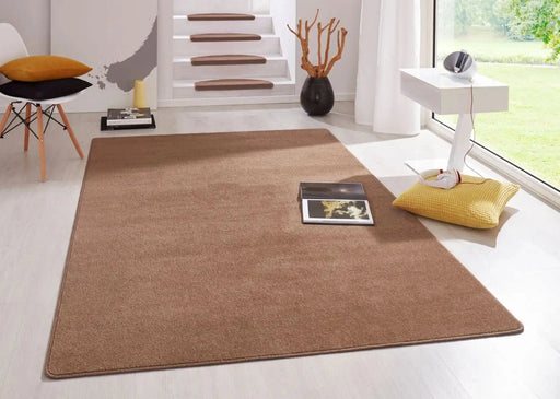 RugsDirect Online Plain/Nearly Plain Fancy 103008 Brown Rug - Woven Rugs