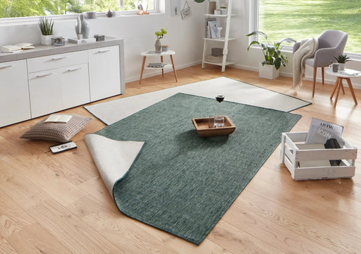 RugsDirect Online Modern Twin 103095 Green Cream Rug - Woven Rugs