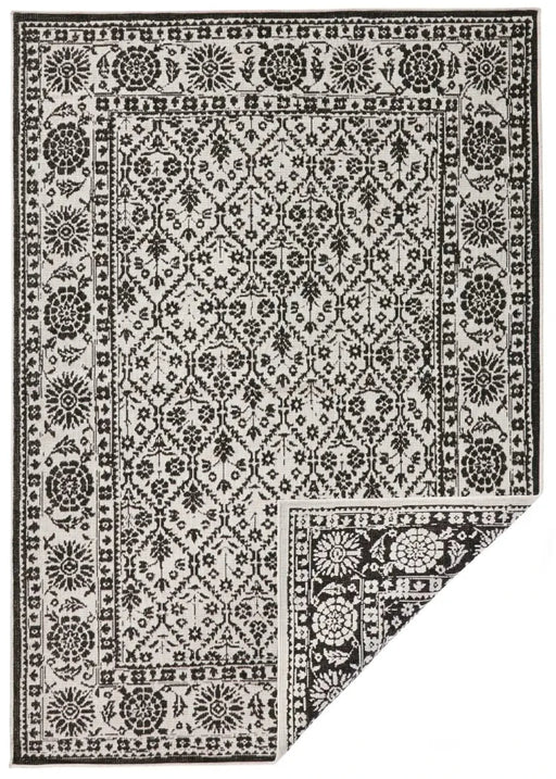 RugsDirect Online Modern Twin 103113 Black Cream Rug - Woven Rugs