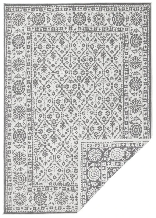 RugsDirect Online Modern Twin 103116 Grey Cream Rug - Woven Rugs