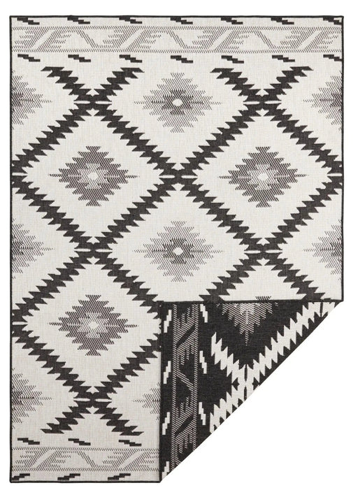 RugsDirect Online Modern Twin Supreme 103429 Malibu Black Cream Rug - Woven Rugs