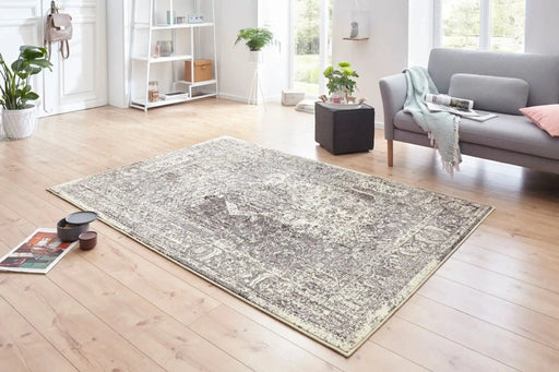 RugsDirect Online Modern Celebration Plume Cream Grey 103468 Rug - Woven Rugs