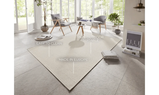 RugsDirect Online Modern SECRET 103559 Cream, Beige Indoor / Outdoor - Woven Rugs