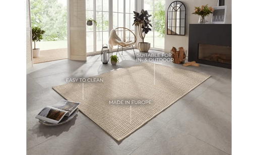 RugsDirect Online Modern BRAVE 103608 Cream Indoor / Outdoor - Woven Rugs