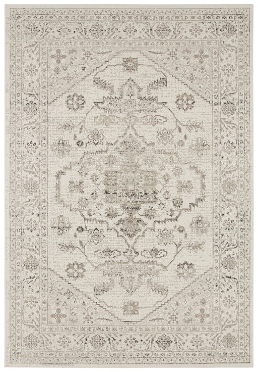 RugsDirect Online Modern Beach 103840 Navarino Cream Taupe Rug - Woven Rugs