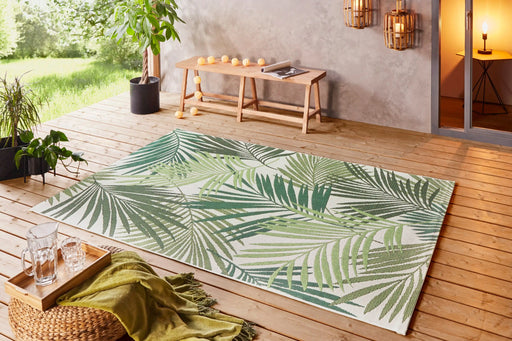 RugsDirect Online Modern Beach 103843 Vai Green Cream Rug - Woven Rugs