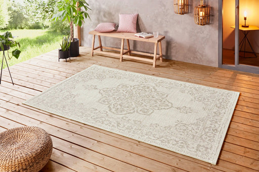 RugsDirect Online Modern Beach 103854 Tilos Cream Beige Rug - Woven Rugs