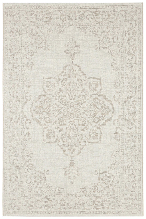 RugsDirect Online Modern Beach 103854 Tilos Cream Beige Rug - Woven Rugs