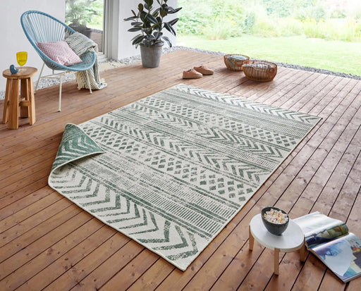 RugsDirect Online Modern Twin Supreme 103861 Biri Green Cream Rug - Woven Rugs