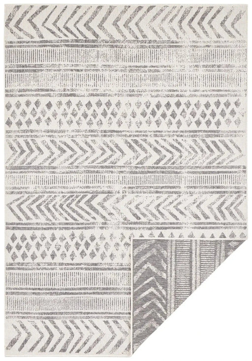 RugsDirect Online Modern Twin Supreme 103862 Biri Grey Cream Rug - Woven Rugs