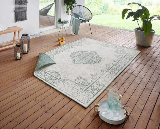 RugsDirect Online Modern Twin Supreme 103869 Cebu Green Cream Rug - Woven Rugs