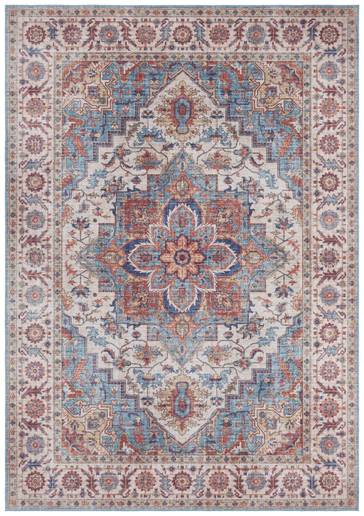 RugsDirect Online Traditional Asmar 104002 Anthea Cyan Rug - Woven Rugs
