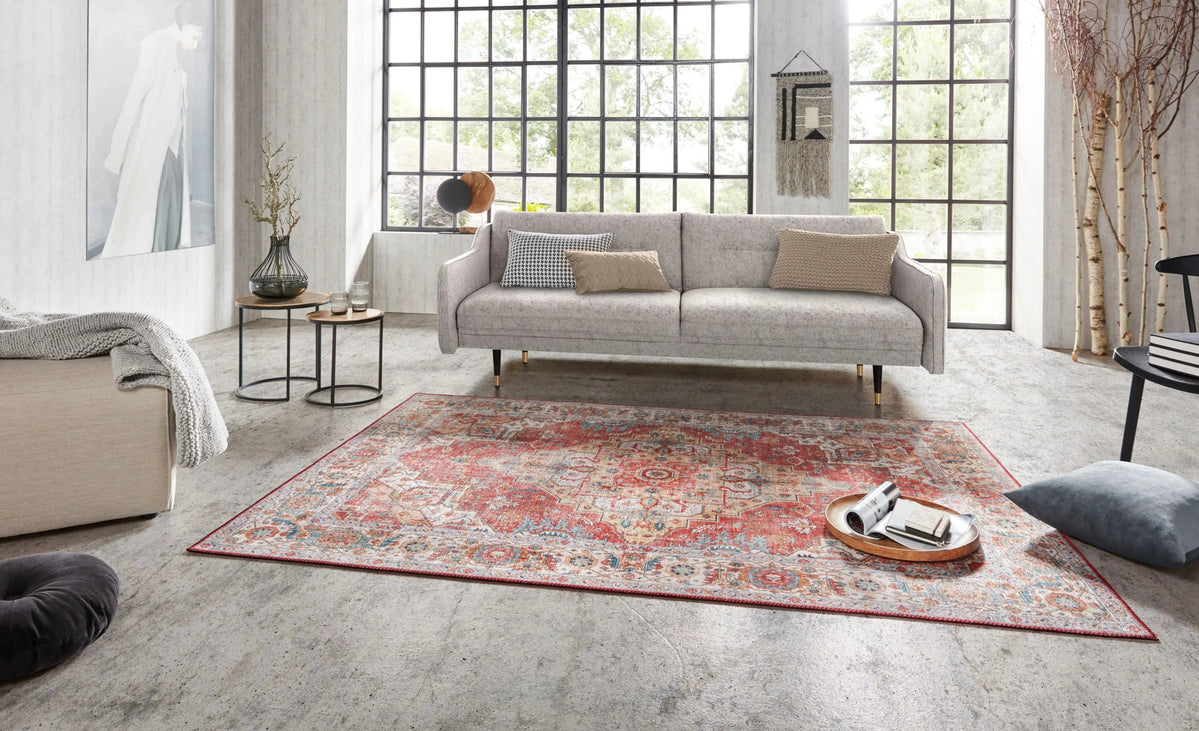 Asmar 104013 Sylla Brick Red Rug — Woven Rugs