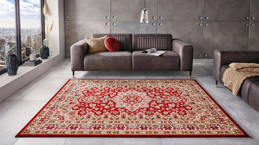 RugsDirect Online Traditional Mirkan 104103 Tabriz Red Rug - Woven Rugs