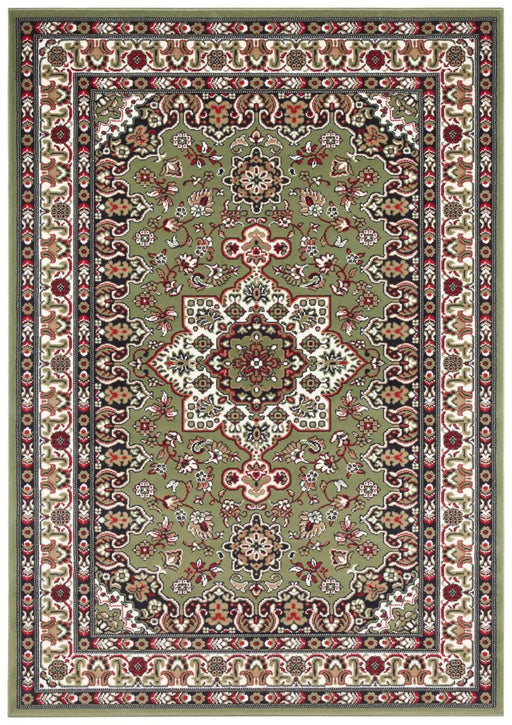 RugsDirect Online Traditional Mirkan 104104 Tabriz Green Rug - Woven Rugs