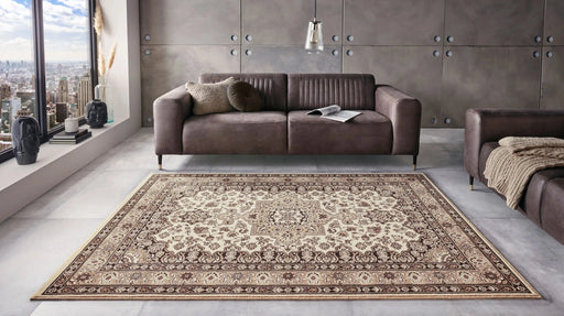 RugsDirect Online Traditional Mirkan 104105 Tabriz Beige Rug - Woven Rugs