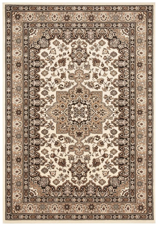 RugsDirect Online Traditional Mirkan 104105 Tabriz Beige Rug - Woven Rugs
