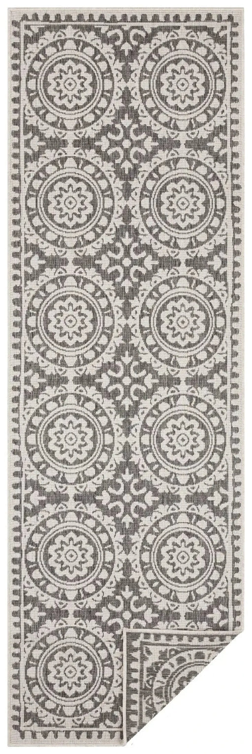 RugsDirect Online Modern Twin Supreme 104128 Jardin Grey Cream Rug - Woven Rugs