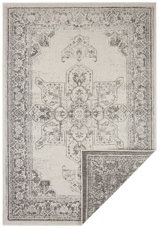 RugsDirect Online Modern Twin Supreme 104136 Borbon Grey Cream Rug - Woven Rugs