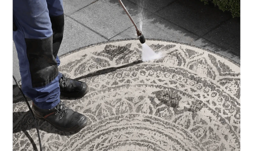 RugsDirect Online Modern Twin Supreme 104164 Grey Cream Indoor / Outdoor - Woven Rugs