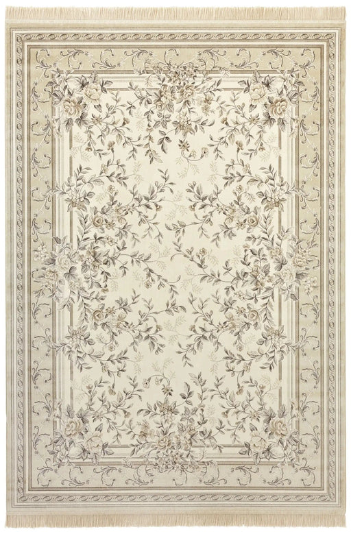 RugsDirect Online Traditional Naveh 104368 Antik Flowers Cream Beige Rug - Woven Rugs