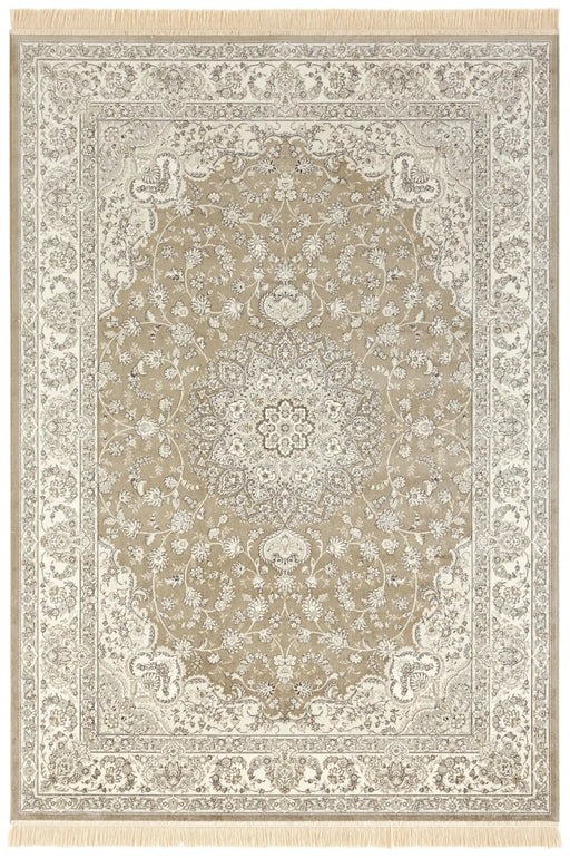 RugsDirect Online Traditional Naveh 104380 Antik Nain Beige Cream Rug - Woven Rugs