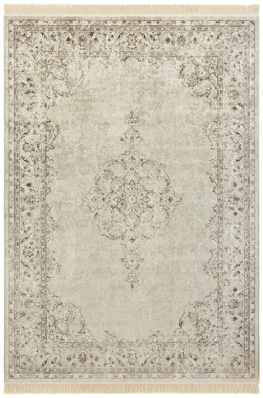 RugsDirect Online Traditional Naveh 104382 Medallion Cream Rug - Woven Rugs