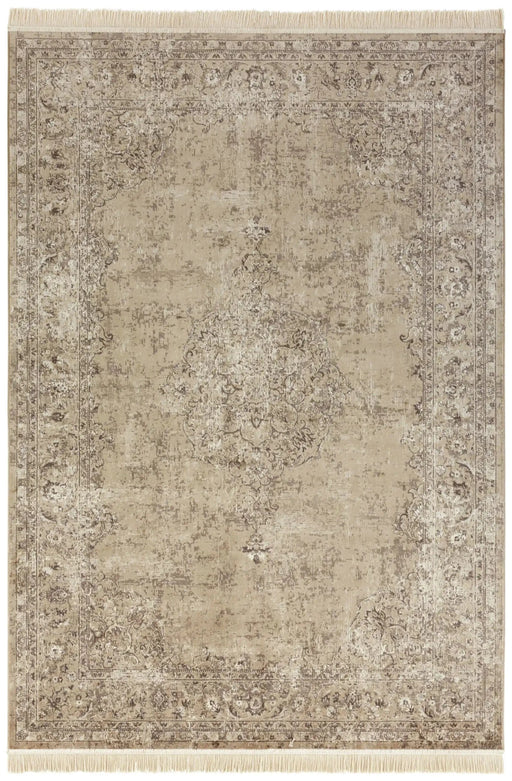 RugsDirect Online Traditional Naveh 104385 Medallion Beige Rug - Woven Rugs