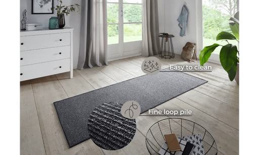 RugsDirect Online Modern Bouclé 1.0 104435 Anthracite - Woven Rugs